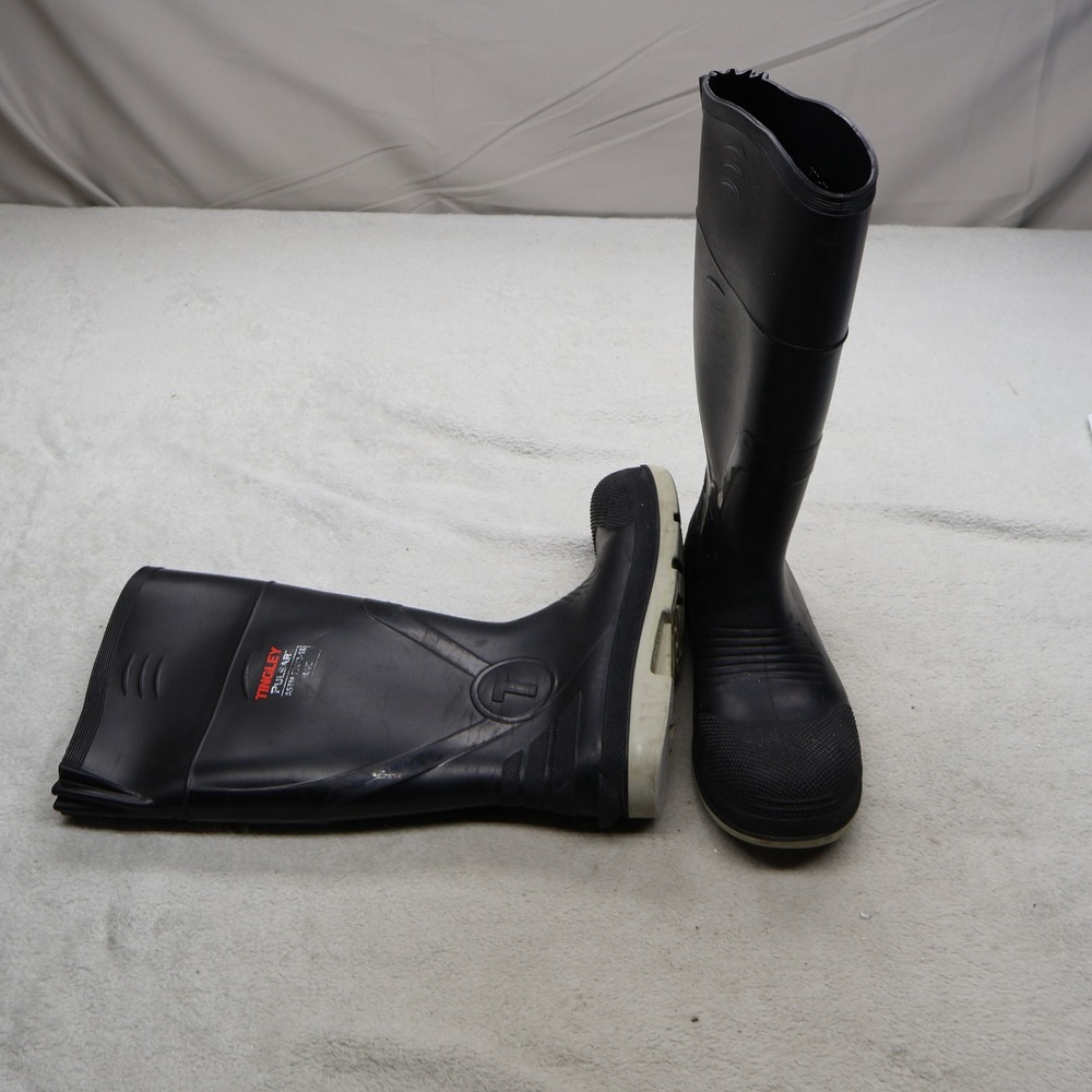 Tingley Pulsar Unisex M5 W7 Rain Boots Black Waterproof Tall Slip Resistant